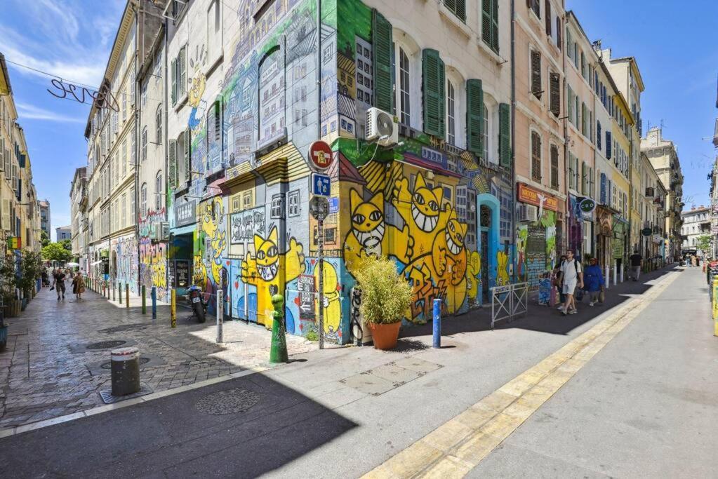 Charmant Logement Au Coeur Du Cours Julien マルセイユ エクステリア 写真
